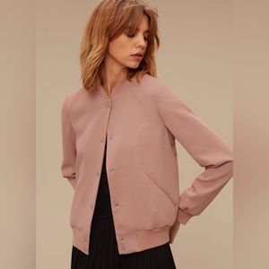 Aritzia Wilfred Poussin Bomber Jacket